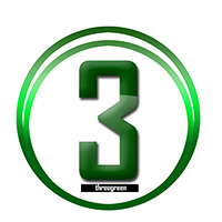 Three Green Music Logo